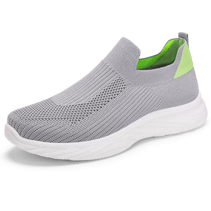 Обувь женская универсальная летняя новая летуче-тканая кроссовки дышащая спортивная обувь удобная трендовая женская обувь мягкая подошва не устают ноги