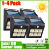 30/96/112LED Solar Light Outdoor Solar Wall Lamp Human Body Sensor 3 Modes Waterproof Garden Decor Street Light Sunlight Powered