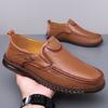Fashion Handmade Casual Formal Loafers Genuine Leather Men Slip On Shoes Luxury Brand Walking Shoes Moccasins Business Man Driving Shoes