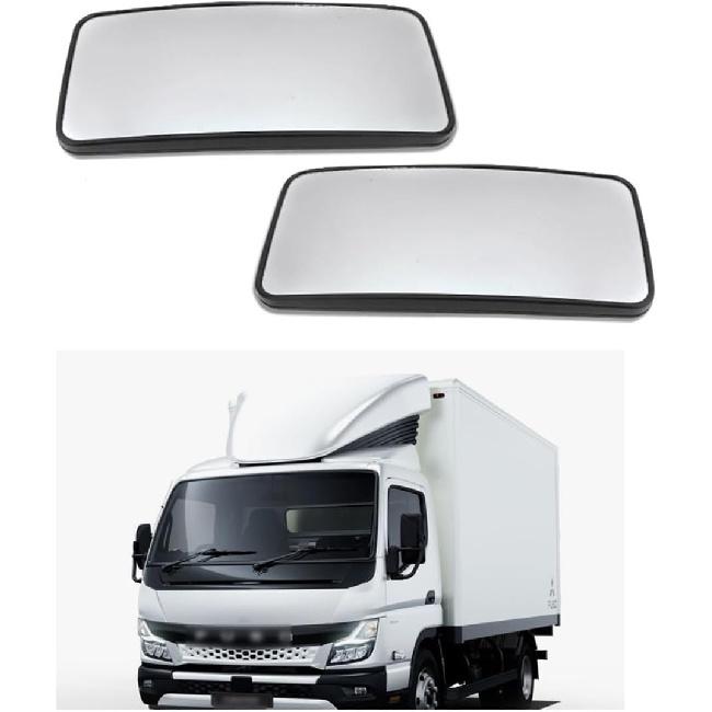 Compatible for Mitsubishi Canter Fuso FE FB FG 2005-2021 Left Right Car Rearview Mirror Glass Cover Side Mirror Door Wing Lens Assembly(Right