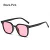 Retro Square Gradient Blush Sunglasses No Makeup Uv400 Protection Anti-Glare Shades Decorative Eyewear For Women & Men