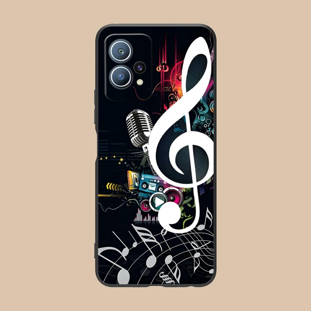 Чехол для мобильного телефона с нотным станом для Huawei P60 P50 P40 P30 P20 P10 P9 P8 Pro Lite Plus Цветной Печатный Чехол Чехол Роскошный