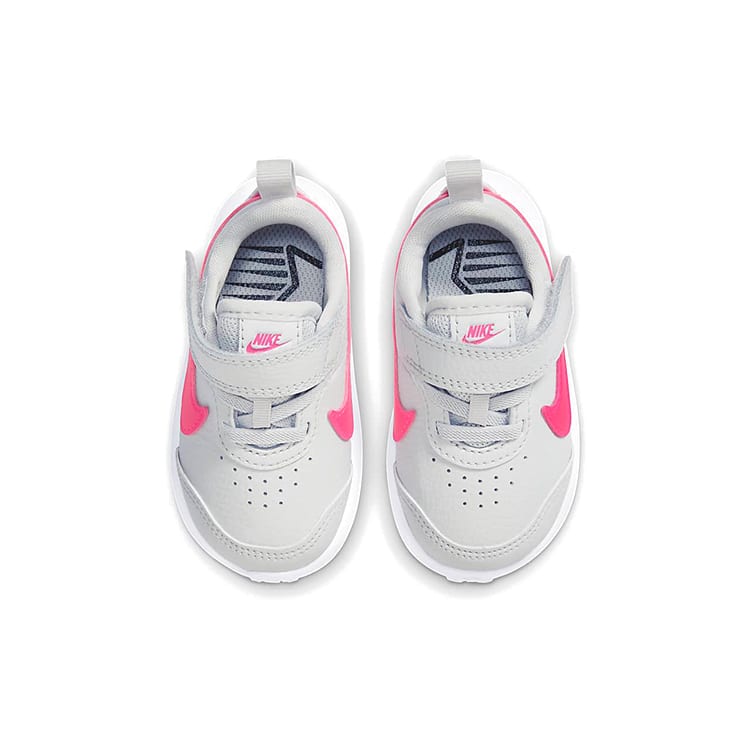 Nike Спортивные повседневные кроссовки Varsity из кожи, низкие, серо-розовые, для младенцев и малышей CN9397-002