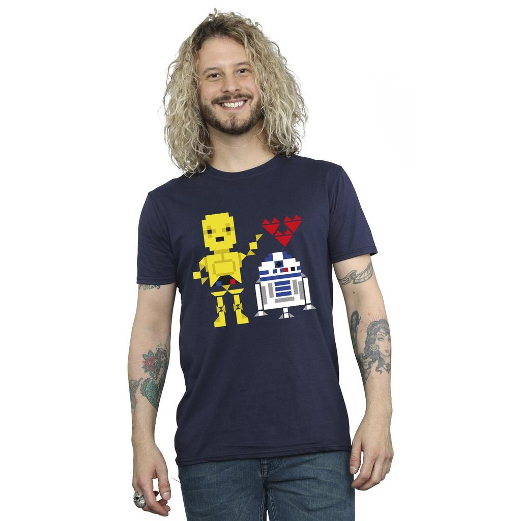 Star Wars Mens Heart Robot T-Shirt