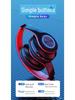 Горячая распродажа B39 светящаяся беспроводная гарнитура Bluetooth с креплением на голову - мощный бас, складная, со слотом для карты