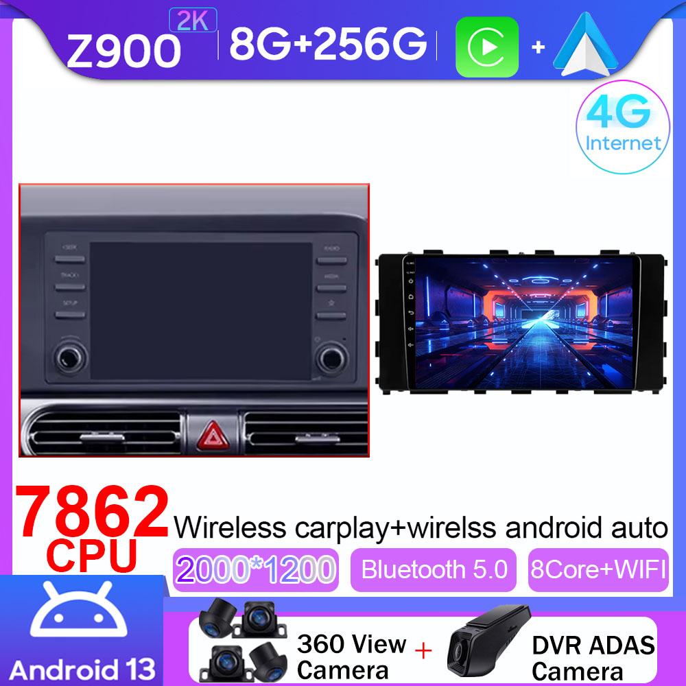 Android 13 автомобильный радиоприемник мультимедиа видеоплеер навигация GPS для Hyundai Stargazer 2022 - 2025 WIFI 4G головное устройство Carplay Auto BT