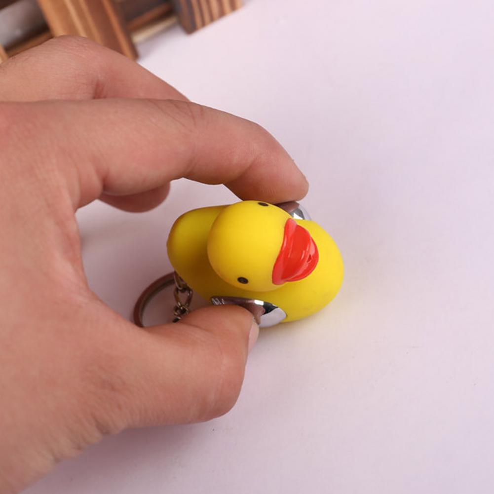 Fun Novelty Keychain Prank Gadget for Joke Lovers Electric Duck Keychain Novelty Gag Gift for Joke Lovers Hilarious for Friends