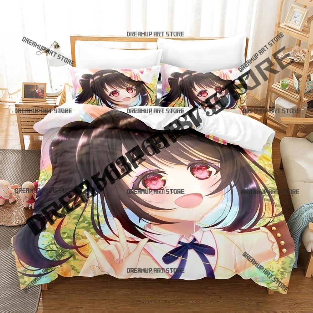 Модный набор постельного белья Lovelive Yazawa Niko Односпальный Двуспальный Полный Queen King Размер Набор для спальни Детской Постельное белье с пододеяльником Комплект простыней