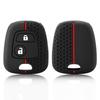 Силиконовый чехол с 2 кнопками для Peugeot 107 206 307 207 408 для Citroen C2 C3 C4 Berlingo Xsara Picasso для Toyota Aygo Straight Key