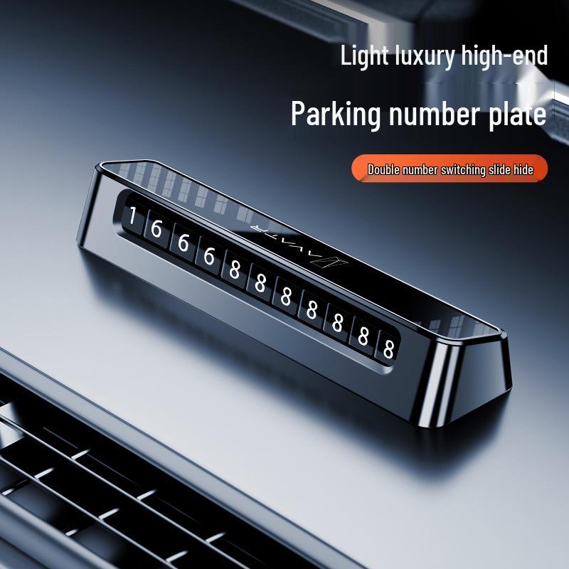 Мобильная парковочная табличка с номером телефона Avatr 07 для модели автомобиля 2024 года со скрытой сдвижной функцией Avatr 12