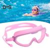 Детские очки для плавания с большой оправой, противотуманные очки для плавания с прозрачным обзором, защита от ультрафиолета, очки для бассейна для детей 5-16 лет