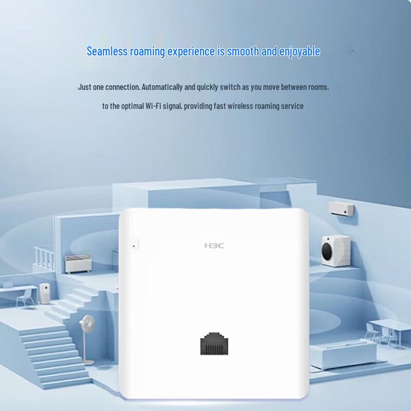 H3C Mini A60-1200 Dual-Band Wall-Mounted Wireless AP