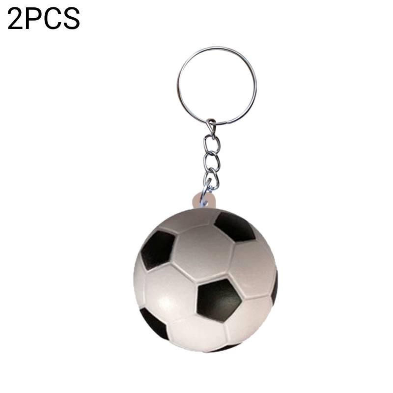 Самый продаваемый Брелок для баскетбола из ПУ Мяч для футбола из пены Игрушка для детских упражнений Декоративное подвесное украшение Активный сувенир