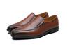Jo Marino натуральная кожа легкие деловые туфли Swallow Mocha Loafers Shoes 1172 [Jo Marino] мужские слипоны мужские противоскользящие (Коричневый, 25,5 см.)