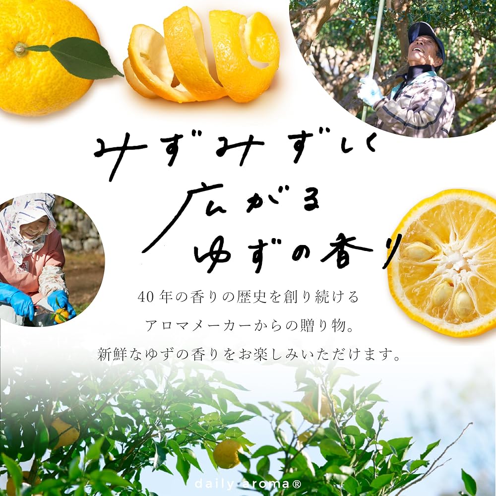 [Main Unit & Refill Set] Official Store Exclusive Daily Aroma Kochi Prefecture YUZU Deodorizing