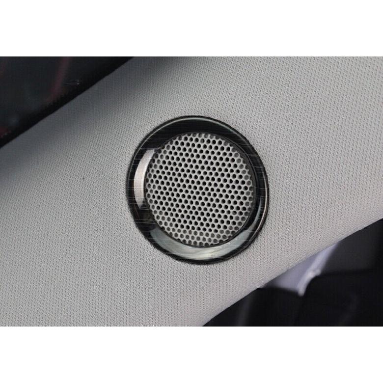 For Mazda CX-5 2017-2024 Black Titanium A Horn Pillar Speaker Sound Cover Trim