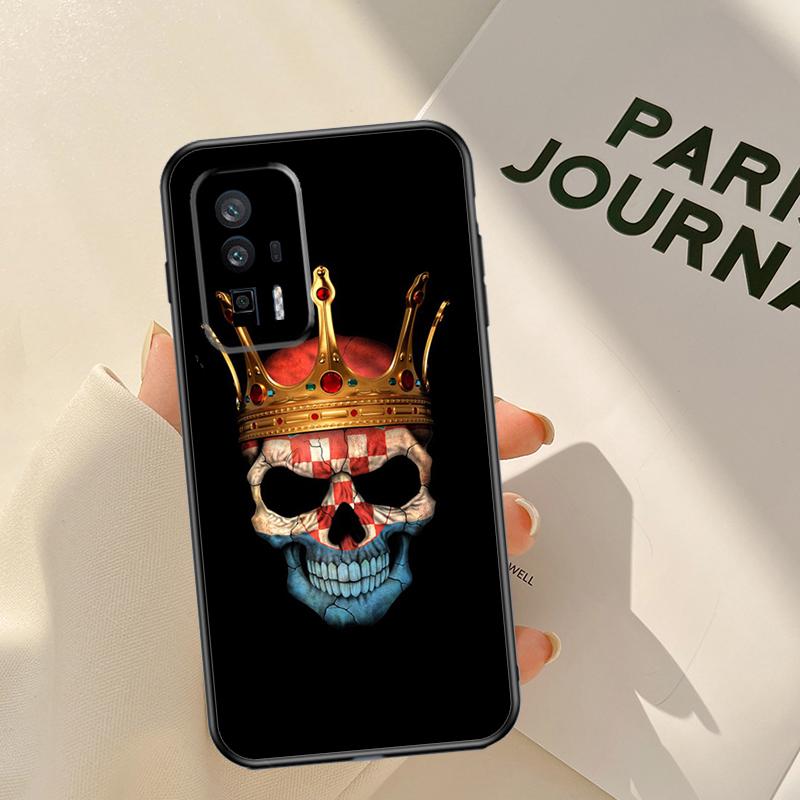 Чехол Флаг Хорватии Для Xiaomi 15 14 Ultra 13T 14T 15T Pro 17 Pro Max POCO X7 Pro X3 X5 X6 F5 F6 F7 F8 Чехол
