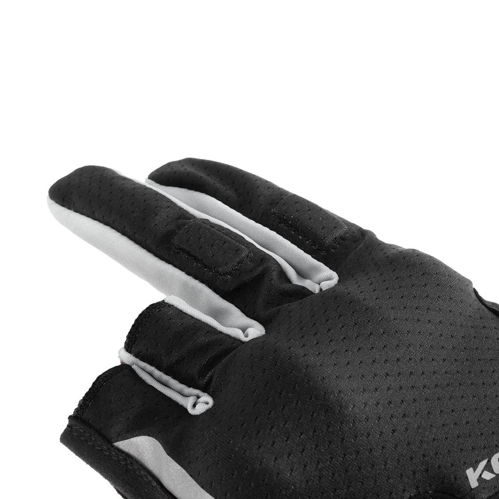 Komine Protect 3 Fingerless Mesh Gloves for Motorcycles Black 3XL GK-2603