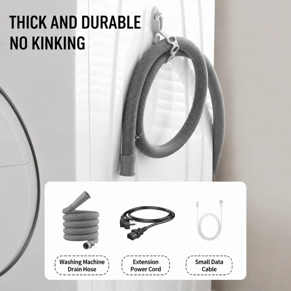 Traceless Silicone Cable Organizer Wall-Mounted Cord Wrapper Cable Wire Organizer Air Fryer