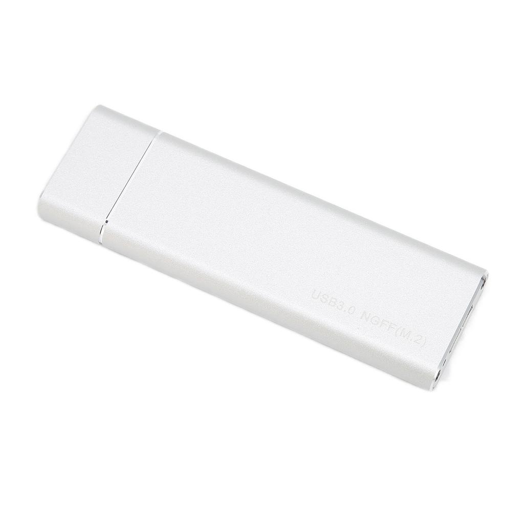 Корпус для жесткого диска M.2 NGFF на USB3.0 Высокоскоростной 5 Гбит/с Портативный Стабильный Корпус для SSD для Windows для OS X Серый (Нет