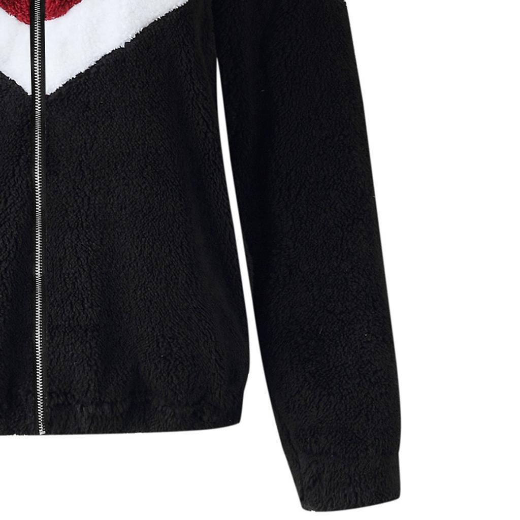 Женская осенне-зимняя модная плюшевая куртка-кардиган на молнии с длинными рукавами