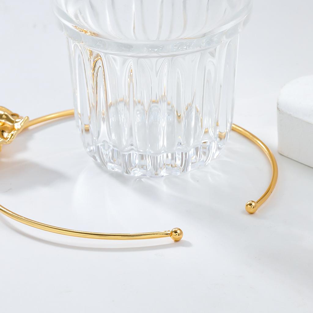 Summer New Alloy Floral Choker Hip Hop Necklace Women's Trend Exaggerated Flower Accessories Necklace