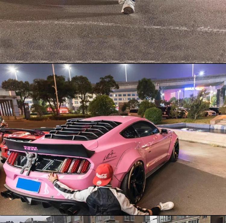 15-23 Ford Mustang Rocket Bunny Wide Body Rear Wing Trunk Lid Spoiler