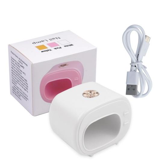 Портативная мини-лампа для ногтей с питанием от USB, компактный дизайн, ТВ-образный лак для ногтей без черного цвета, быстросохнущий маникюрный аппарат для ногтей