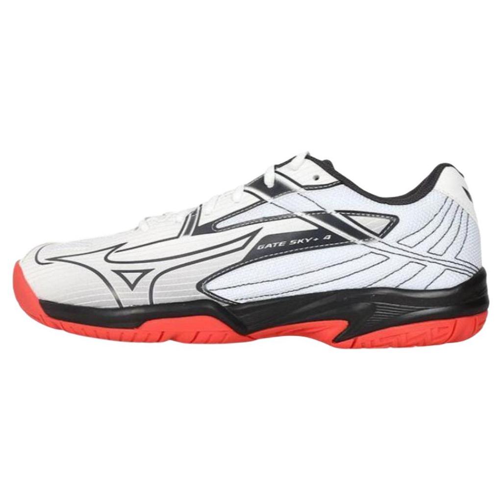 Mizuno Gate Sky Plus 4 Wide White Fiery Coral Unisex Sneakers Black 71GA242103