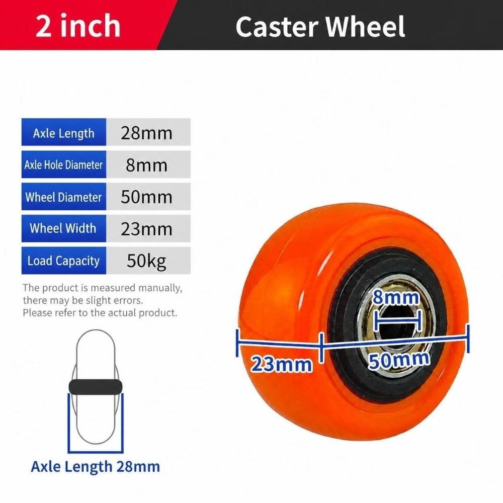 High Load Capacity Trolley Wheel Double Bearings Replacement Wheel Heavy Duty Application