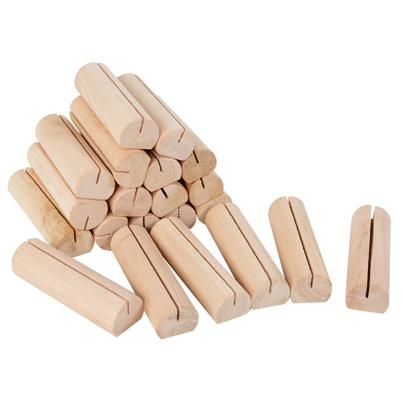 5/10Pcs Rustic Wedding Wooden Place Card Holders Photo Postcard Clip Stand Engagement Birthday Party Table Number Name Sign