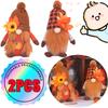 New 2/1Pc Fall Gnome Autumn Gnome Pumpkin Maple Leaf Dwarf Thanksgiving Day Gift Christmas Decor Fall Ornaments Home Decorations