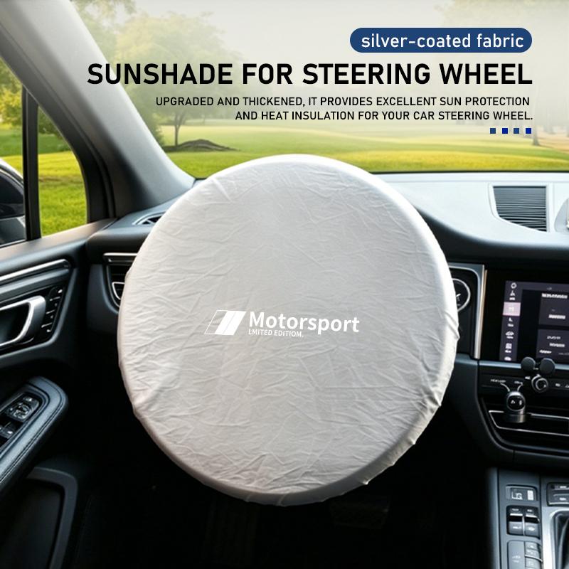 Car Steering Wheel Sun Shade Cover UV-Blocking Sun Protection Cover For BMW M Performance E84 F10 F20 F15 F25 iX iX1 iX2 iX3 iX5