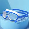 Очки для плавания для взрослых, противотуманные, с большой оправой, очки для плавания с высоким разрешением и широким обзором