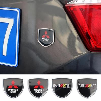 Для Pajero Galant Lancer Ex Mirage V33 G4 26 OTOASX L300 Montero 3D Наклейки на бок кузова автомобиля Значок на крыло Декаль-щит