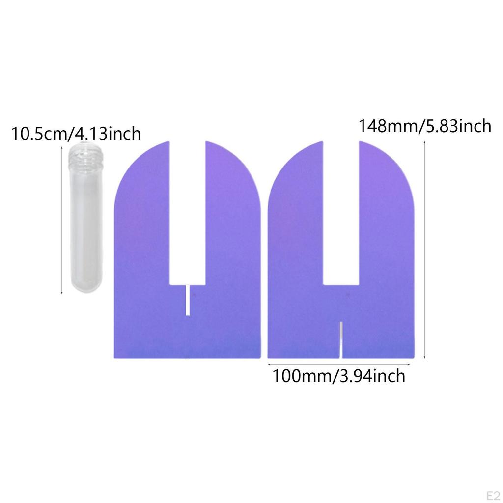 Vase Test Tube Ornament Acrylic Inserts Propagation Station Plant Planter for Cabinet Bedroom