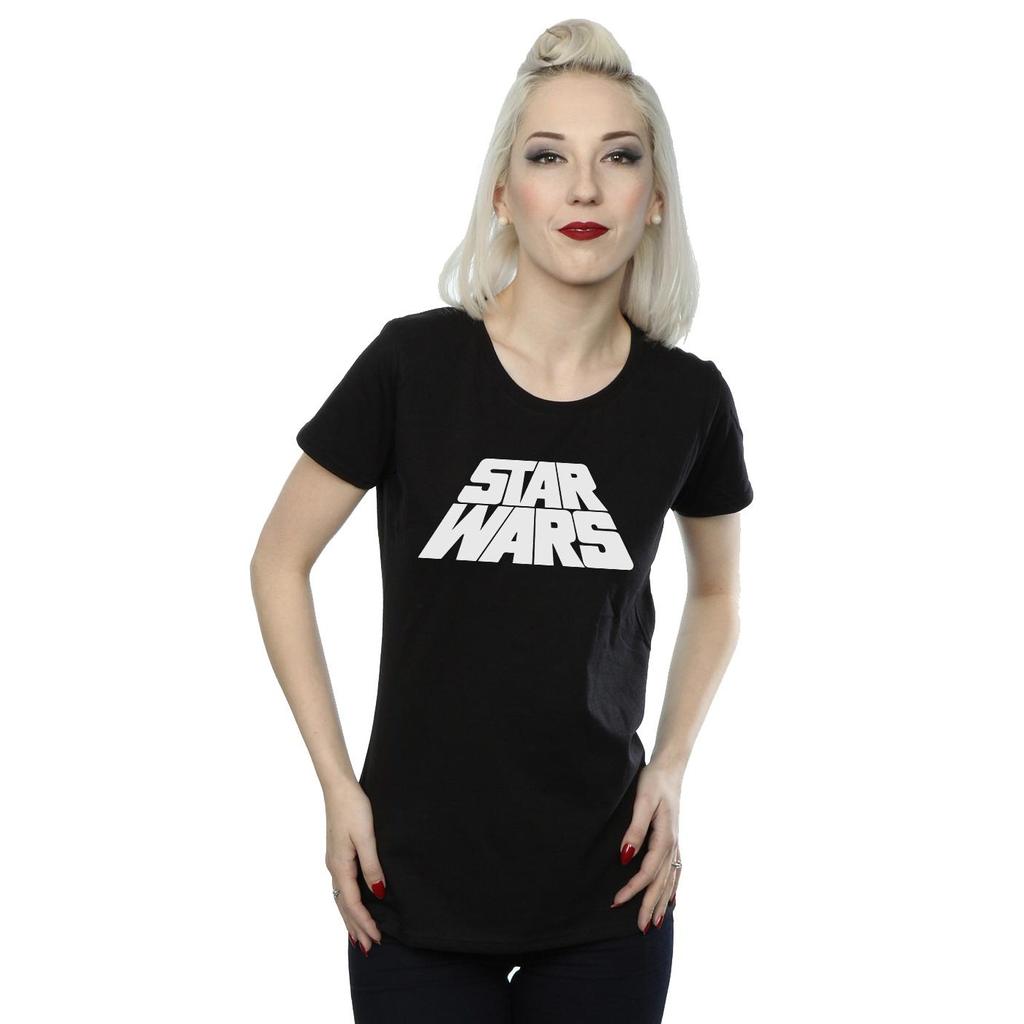 Star Wars Womens/Ladies Retro Logo Cotton T-Shirt