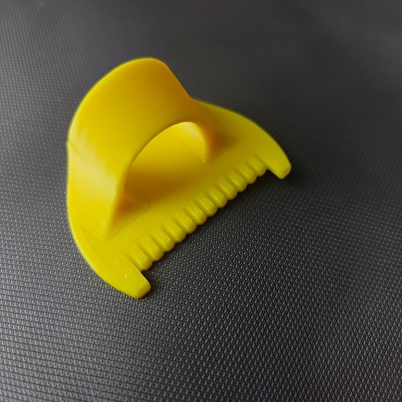 1 шт. Простой инструмент для шитья - прочный пластиковый инструмент для окантовки краев, интервал 4 мм и 3 мм, идеально подходит для ручного шитья своими руками, эргономичный дизайн