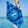 Napoli Football Club Emblem Microfiber Beach Towel, Lightweight And Quick-Dry, for Summer Travel, Beach Essential, Swimming Pool