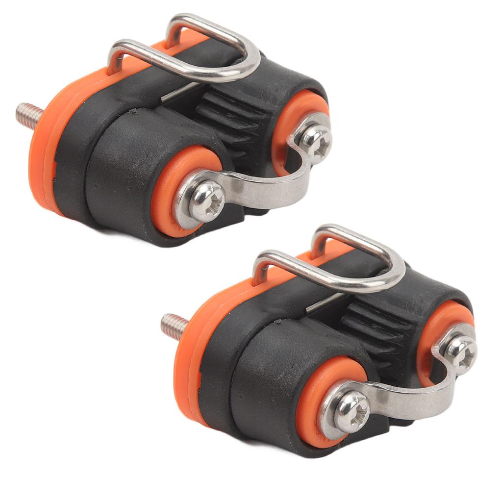 2PCS Cam Cleat Ball Bearing Marine Boat Fast Entry Rope Cam Cleat Wire Fair Sailing Sailboat
