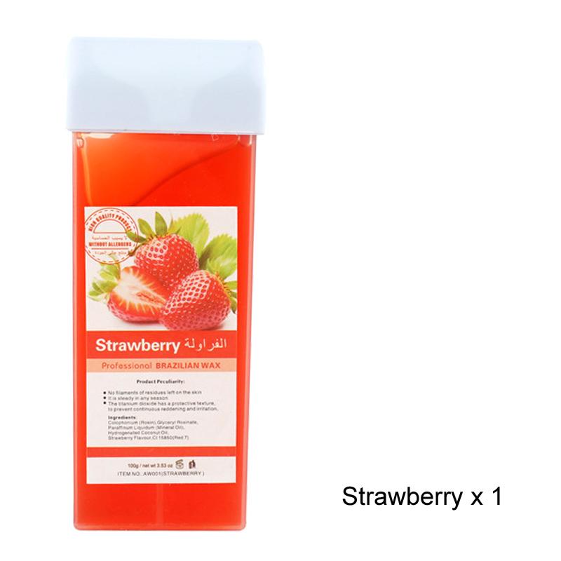 Roll On Refill Hair Removal Wax Painless Depilatory Wax Roller Honey Wax Body Hair Removal For Any Roll On Wax Warmer Cartridge