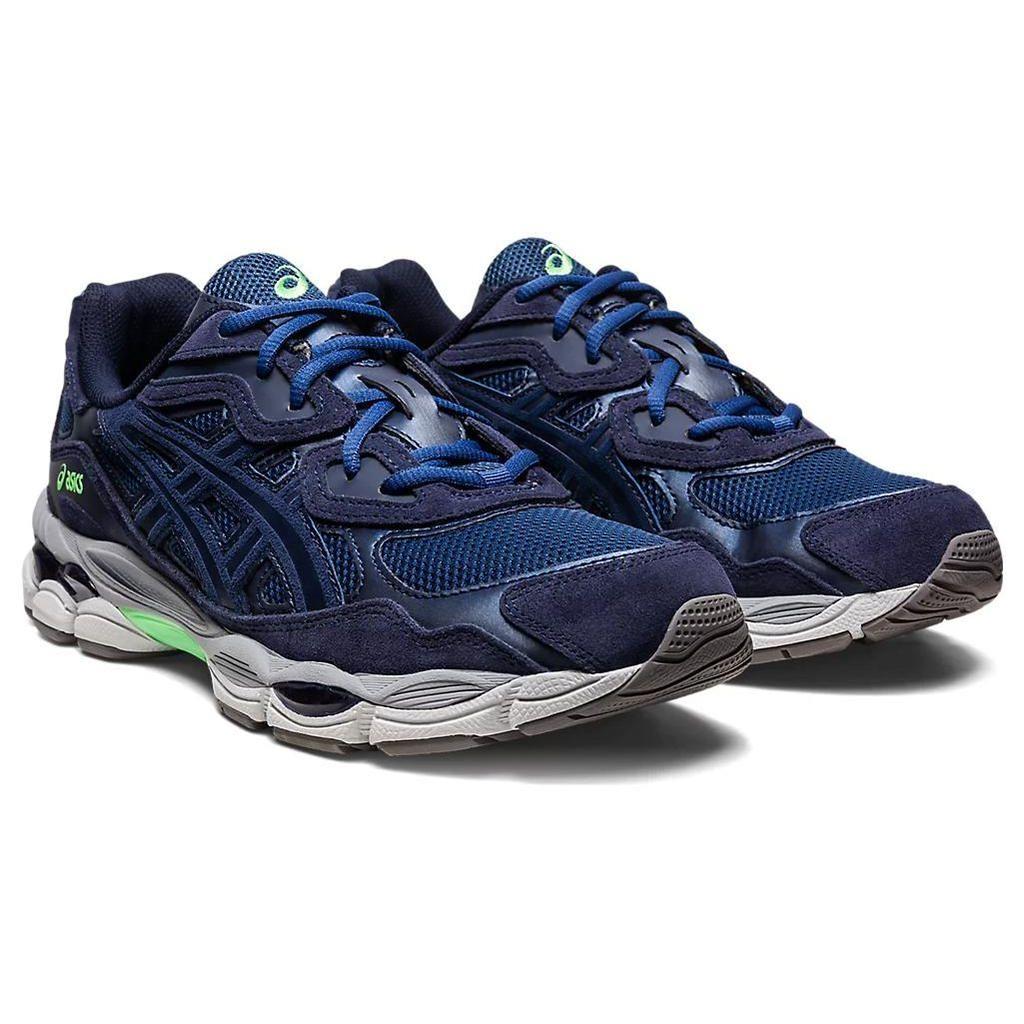 Asics Мужские ретро-кроссовки для образа жизни GEL-NYC Темно-синий/Неоновый 1201A789-400