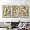 Vintage Flower Antique Floral Canvas Painting Botanical Posters Prints Wall Art Pictures for Living Room Wall Decoration Cuadros