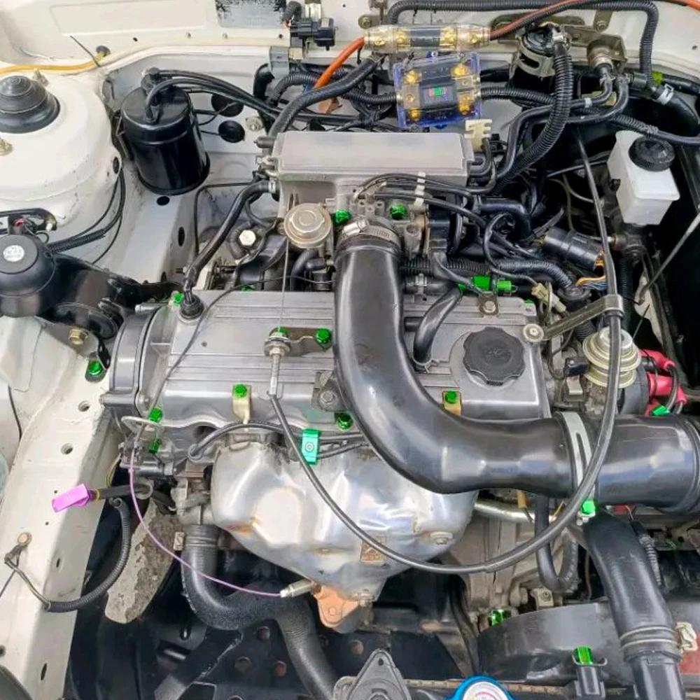 30 шт., колпачки для болтов и гаек для мотоциклов, декоративные пластиковые аксессуары для мотоциклов Yamaha Kawasaki Honda Suzuki