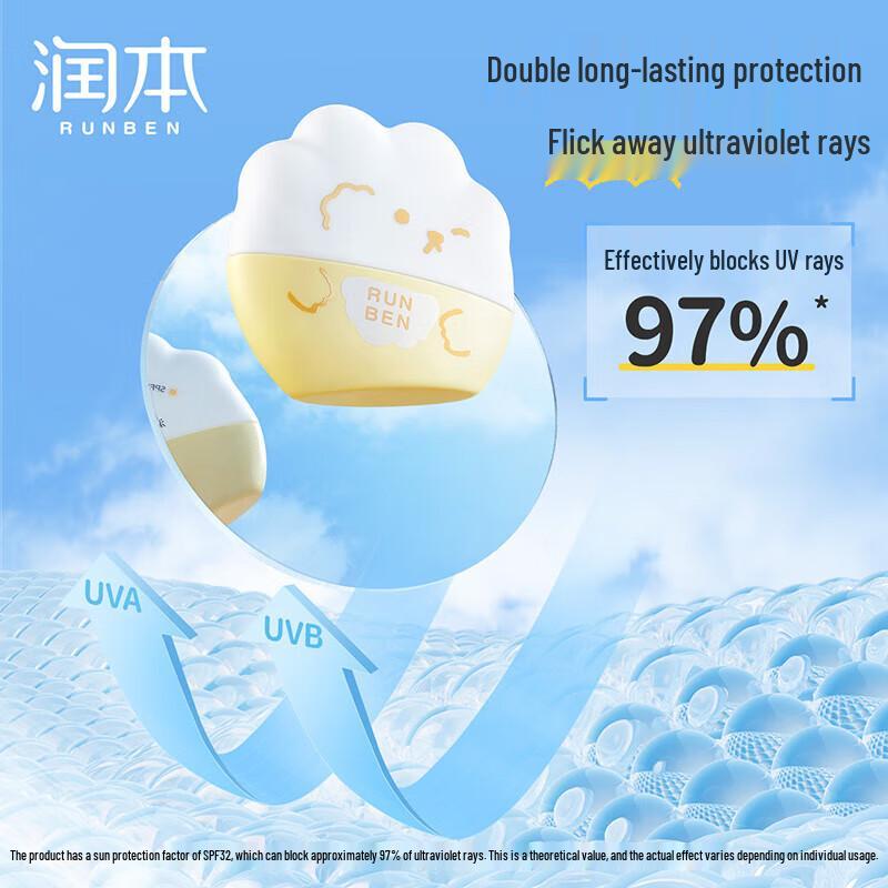 Runben SPF32 Gentle & Clear Sunscreen Lotion