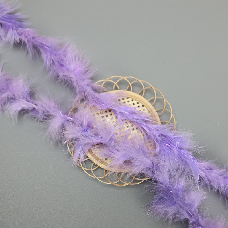 2-метровые полоски пуха для свадебного и праздничного декора, аксессуаров для одежды, дизайна своими руками