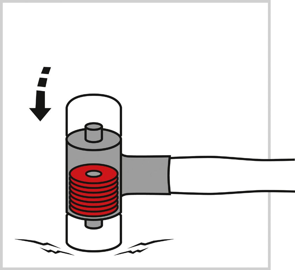 PB Swiss Tools Безоткатный нейлоновый молоток Безоткатный молоток 303-2 (Рукоятка из стекловолокна) 303-2