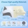 Crescent-Shaped Slow Rebound Memory Foam Neck Support Pillow