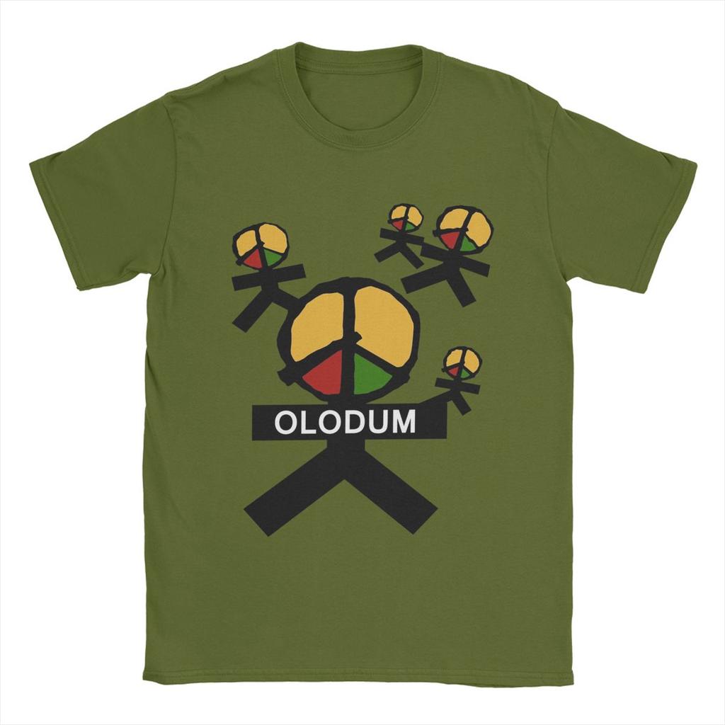 Olodum T-Shirts for Men Amazing Pure Cotton Tee Shirt Round Neck Short Sleeve T Shirts Gift Idea Clothes