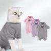 Breathable Pet Jumpsuit Anti-licking Cat Suit Vest Cat Recovery Suit  Help Recovery